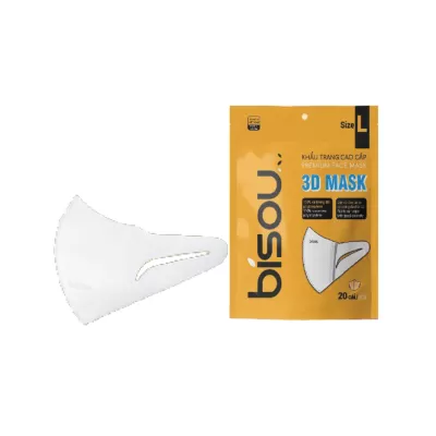 Khẩu Trang 3D Bisou Cao Cấp Size L